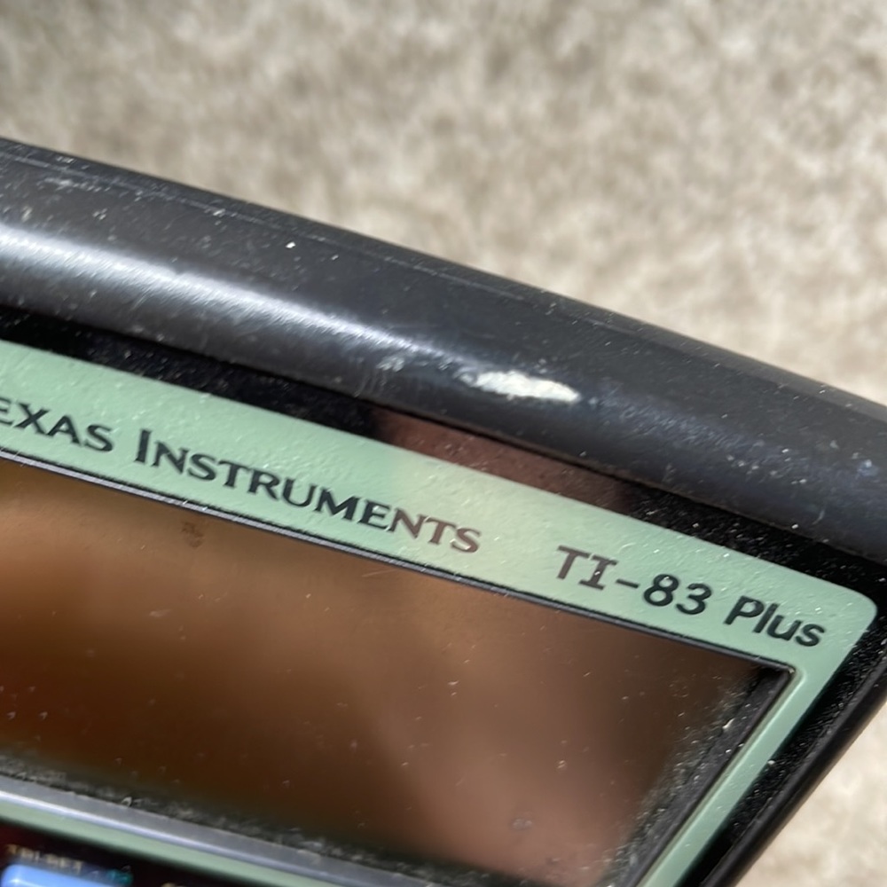 EUC TI-83 calculator - Picture 6 of 6